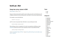 Desktop Screenshot of lectiipe.net